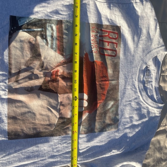 Red Taylor’s Version Long Sleeve T shirt, Size L - Picture 10 of 13